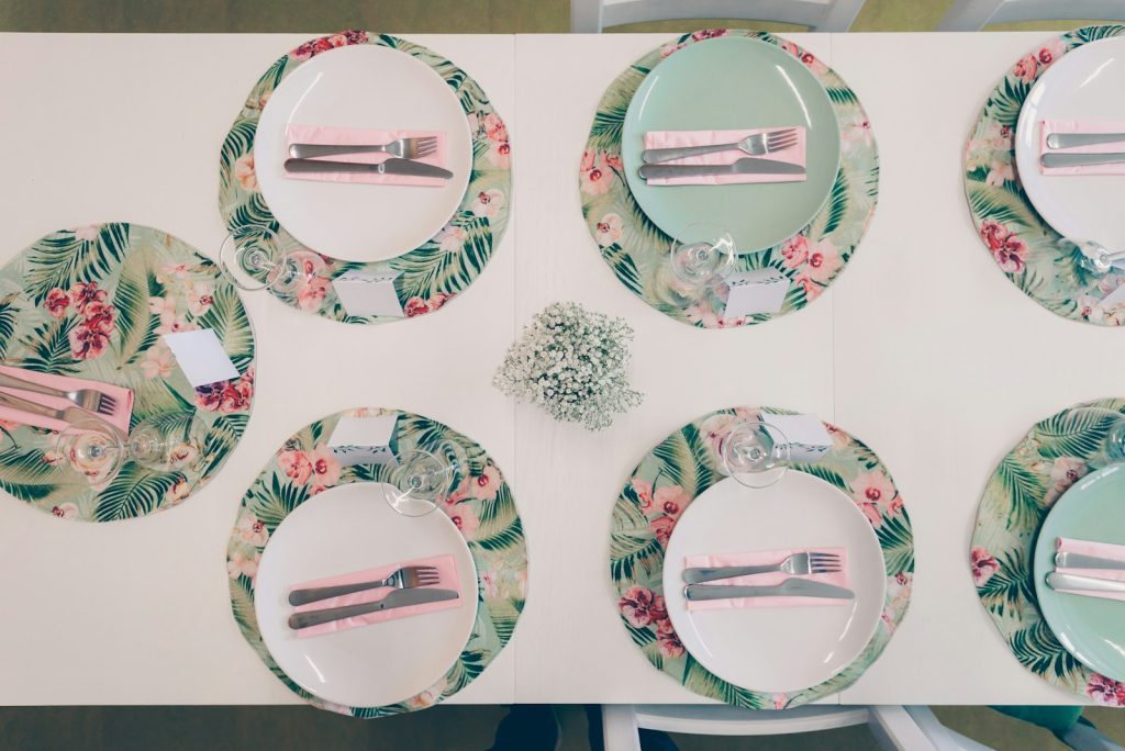 plates on table