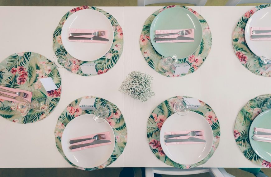 plates on table