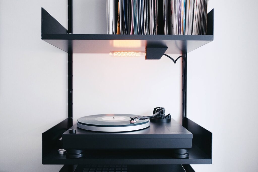 vinyl, music, sound, old, technology, record, vinyl player, black, white