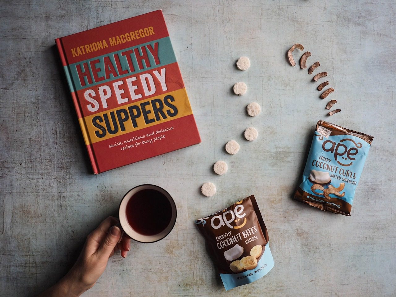 cookbook, snacks, coffee, gray coffee, cookbook, cookbook, cookbook, cookbook, cookbook