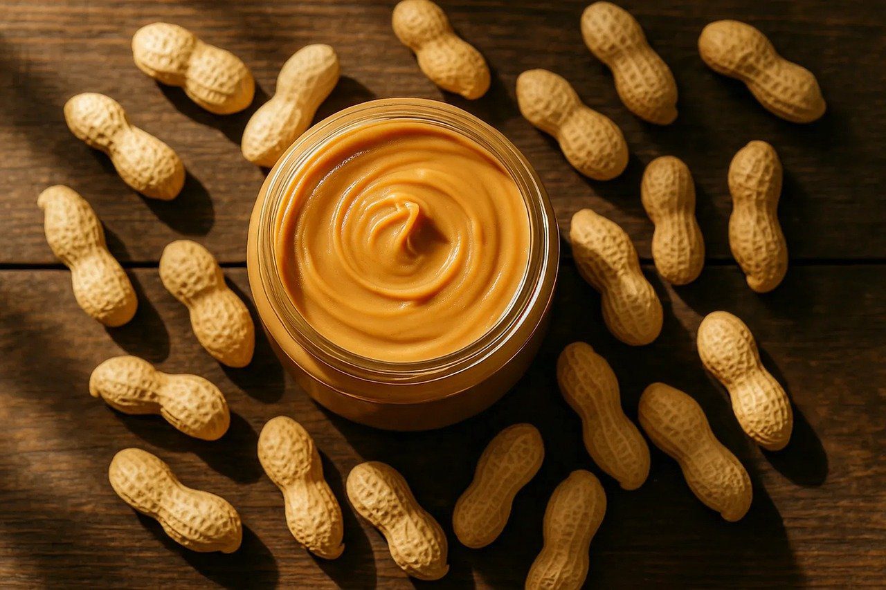 peanuts, food, chocolate, snack, breakfast, candy, sweet, nuts, toast, spread, protein, jar, delicious, healthy, dessert, nutrition, sandwich, smoothie, twix, snickers, bread, butter, treat, diet, ai generated