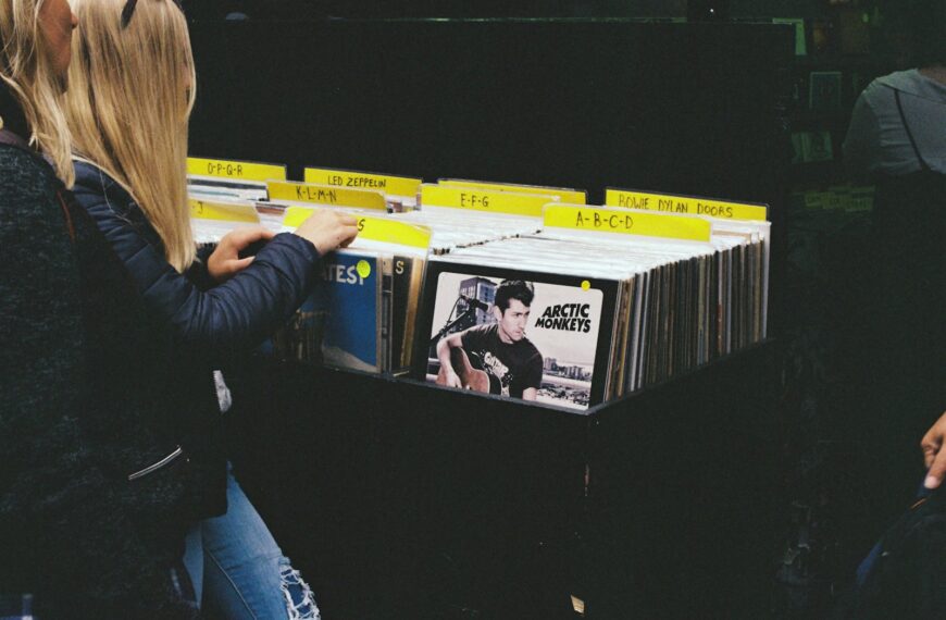 a person looking at a display