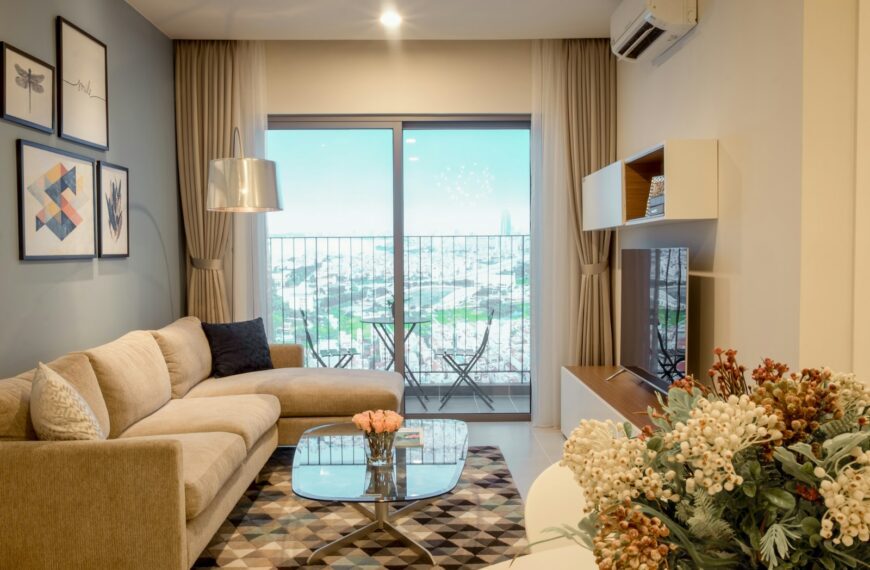 white and brown living room set