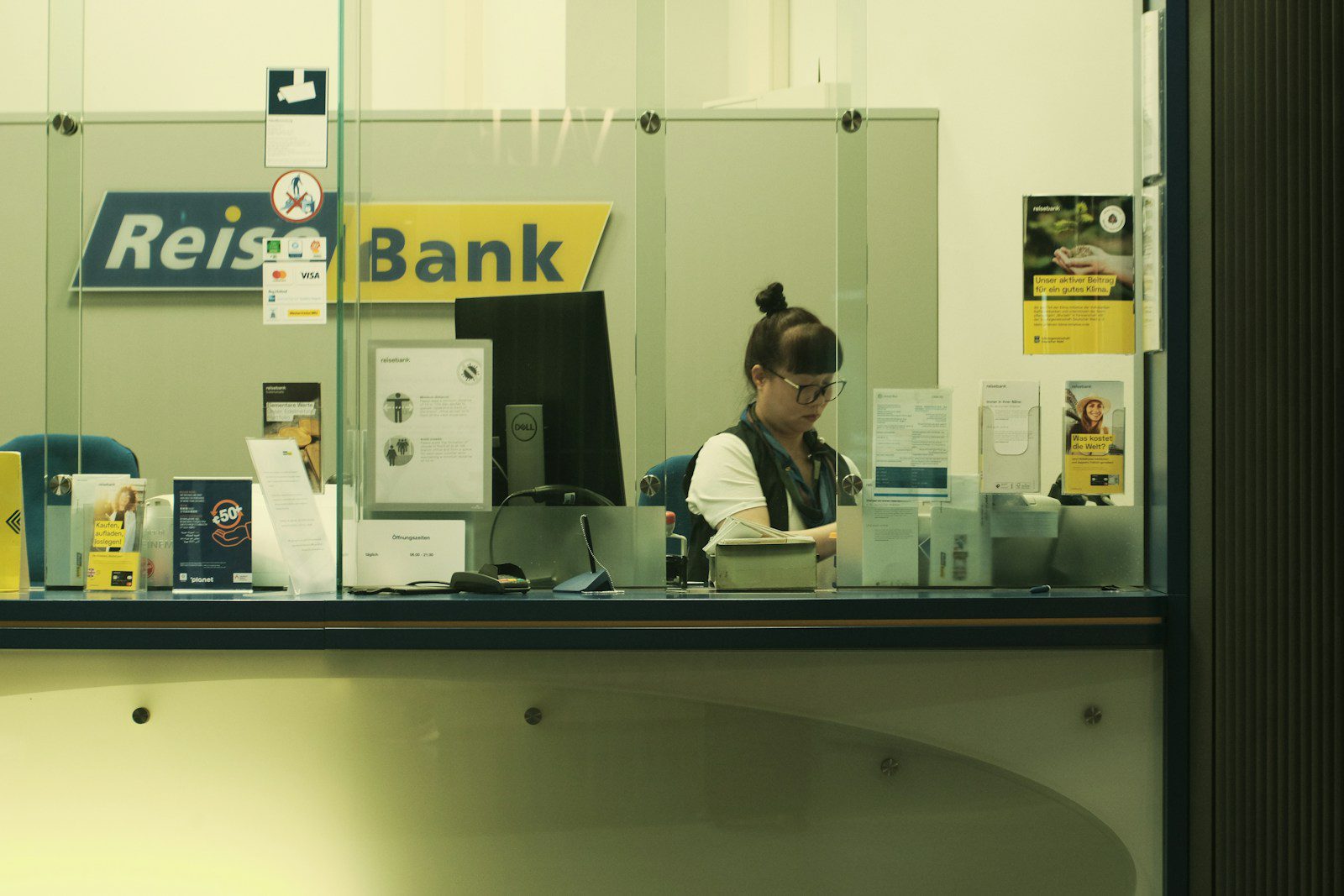 a man sitting at a desk