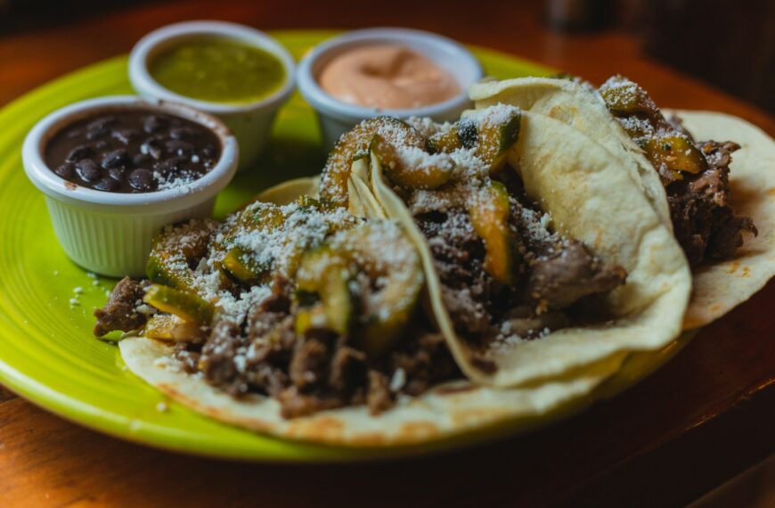 cooked food on yellow plate