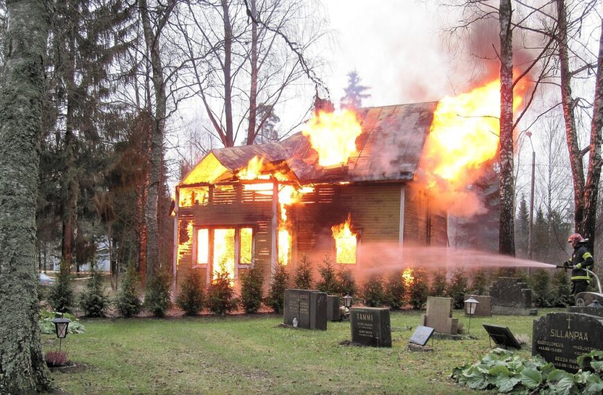 fire, the house is on fire, cemetery, tombstone, house fire, flame, house fire, house fire, house fire, house fire, house fire
