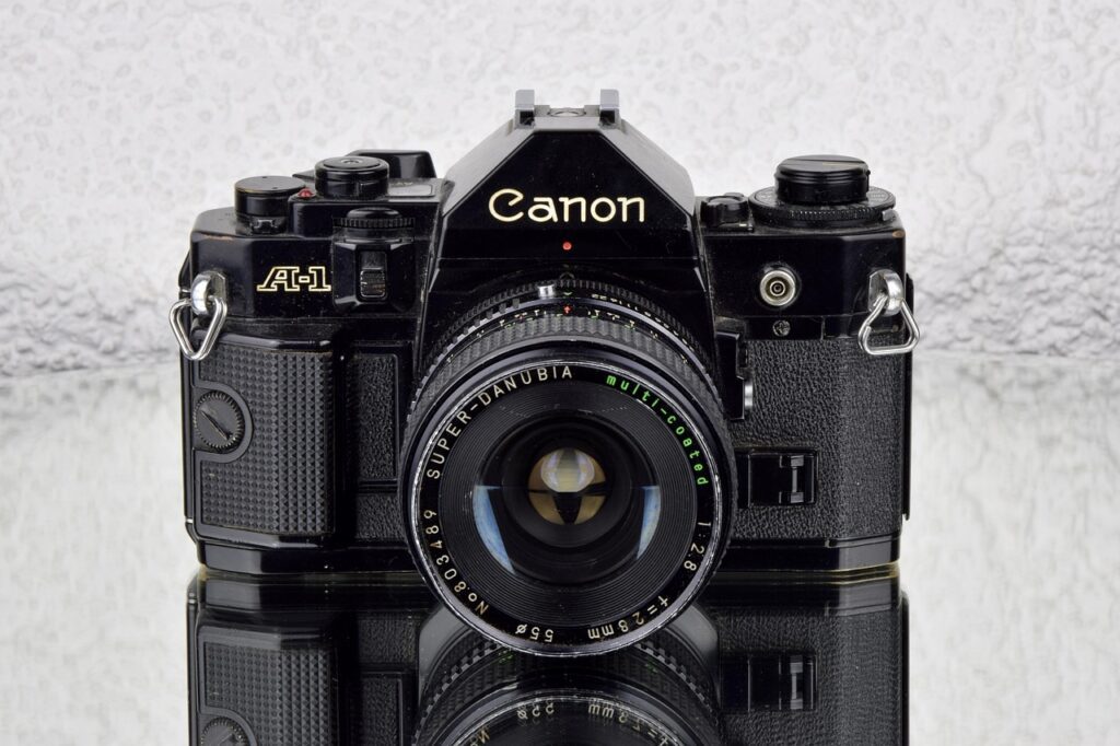 photo camera, canon a1, canon, slr, camera, slr camera, original