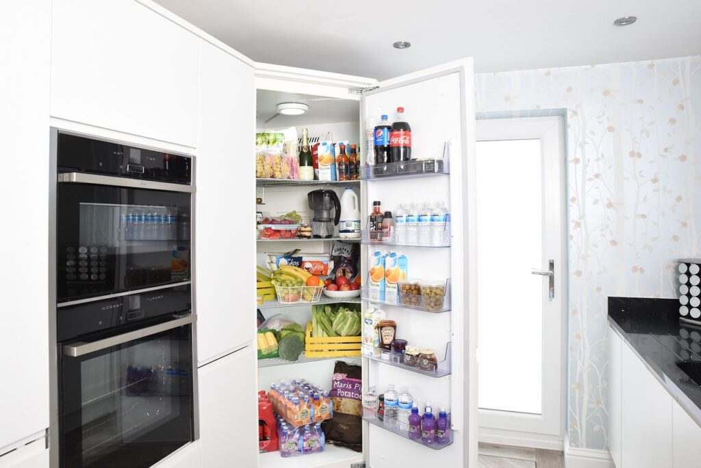 fridge, fridge door, refrigerator, open door, cold, open, food storage, chill, cool, food, storage, chilled, fresh, kitchen, fridge, fridge, fridge, fridge, fridge