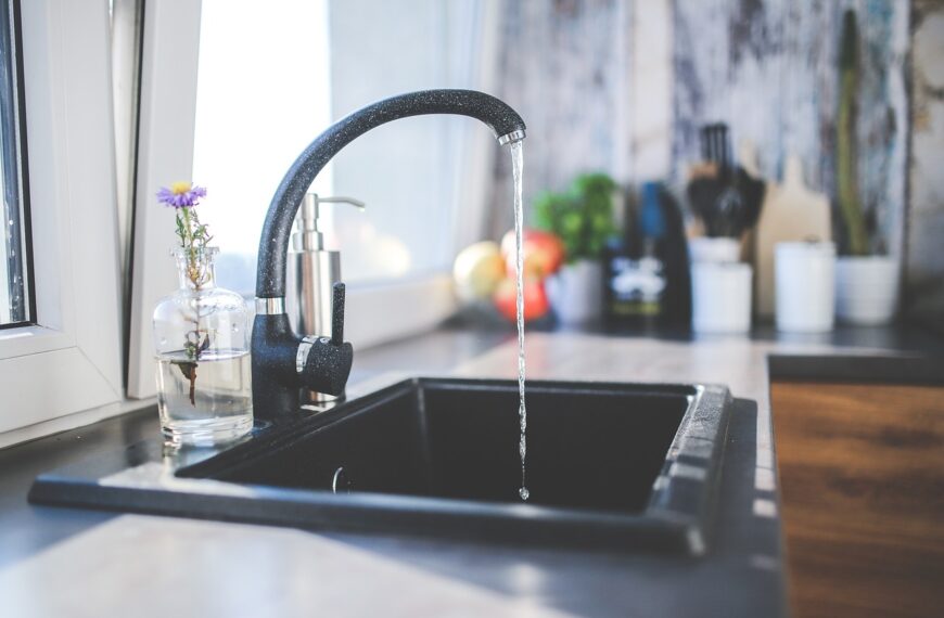 tap, black, faucet, nature, kitchen, sink, interior, design, modern, water