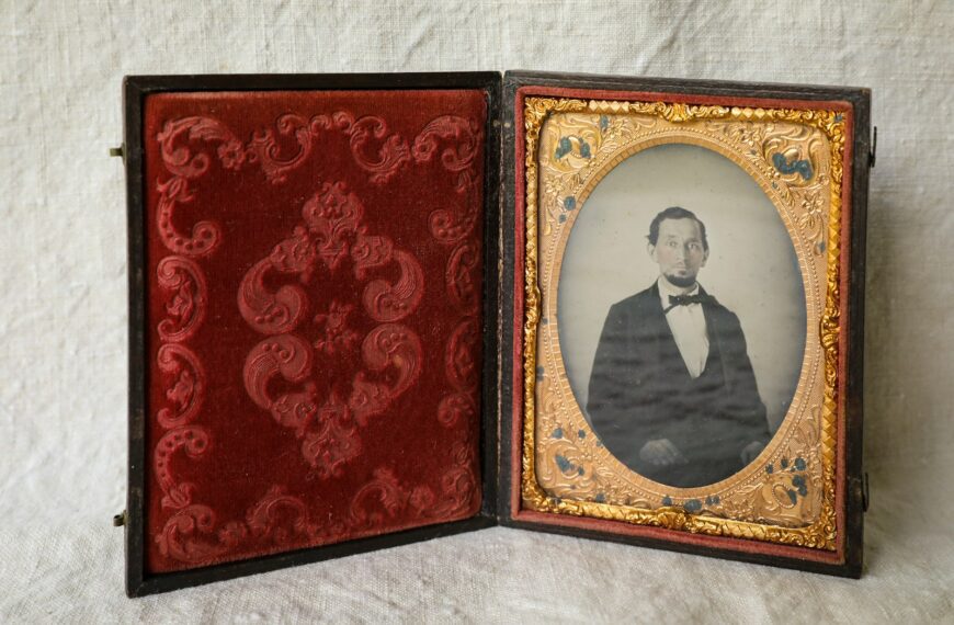man in white dress shirt and red necktie photo
