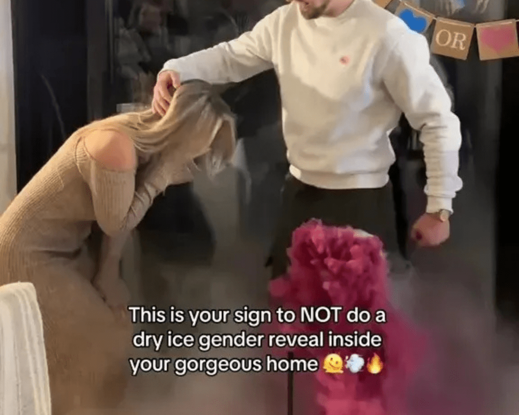 A Dry Ice Gender Reveal Filled One Family’s Home With Smoke and Forced an Emergency Evacuation