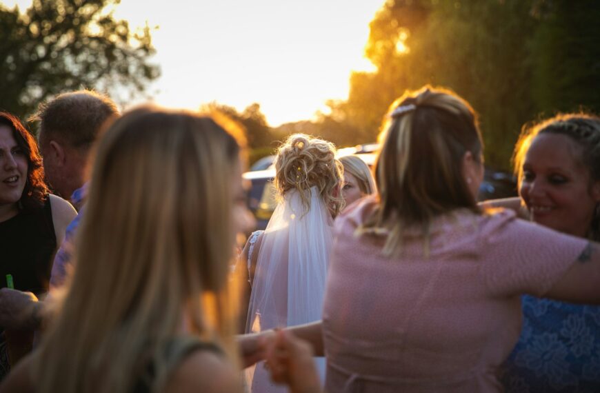woman in wedding dress