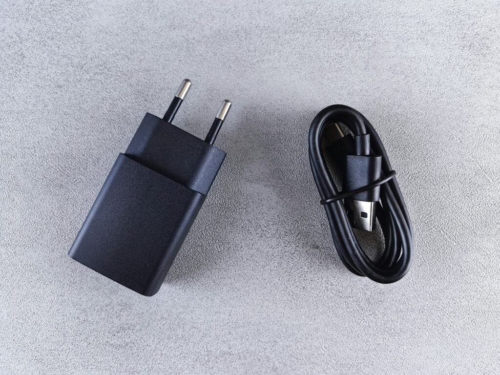 a close up of a power cord and a charger