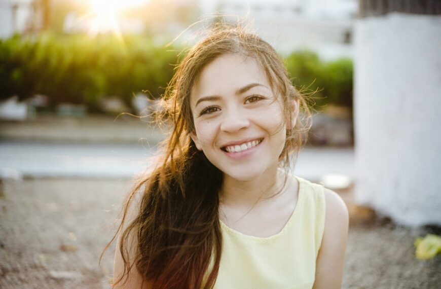 women's yellow scoop-neck sleeveless top