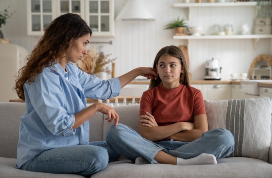 She Flinched. Eyes Squeezed Shut, Arms Up, Head Turned…