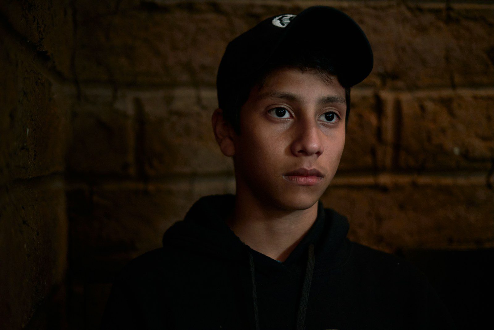 a person wearing a hat