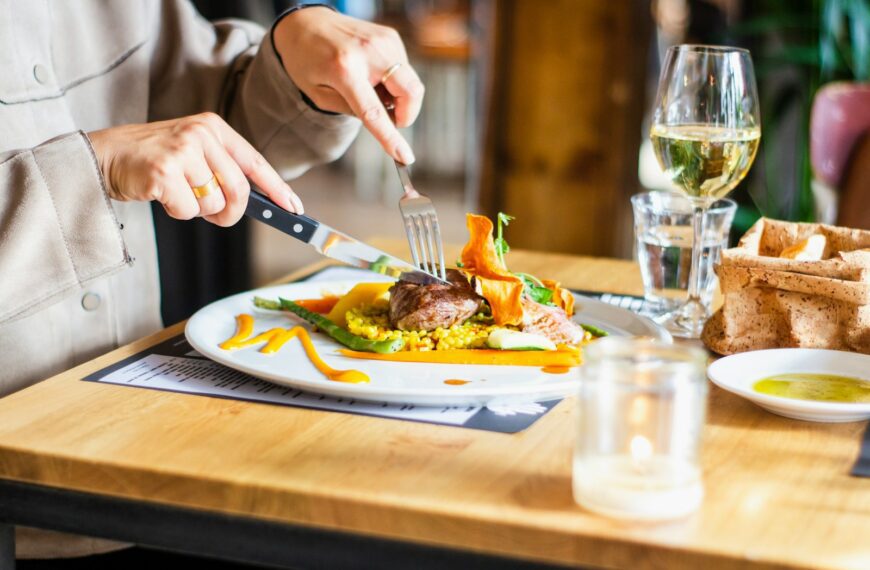person eating food
