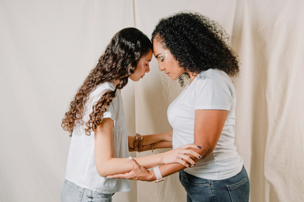 a person holding a person's hand