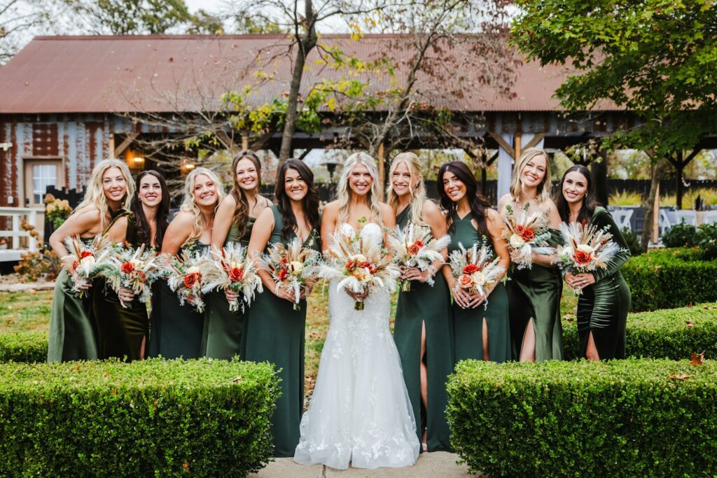 A group of women standing next to each other