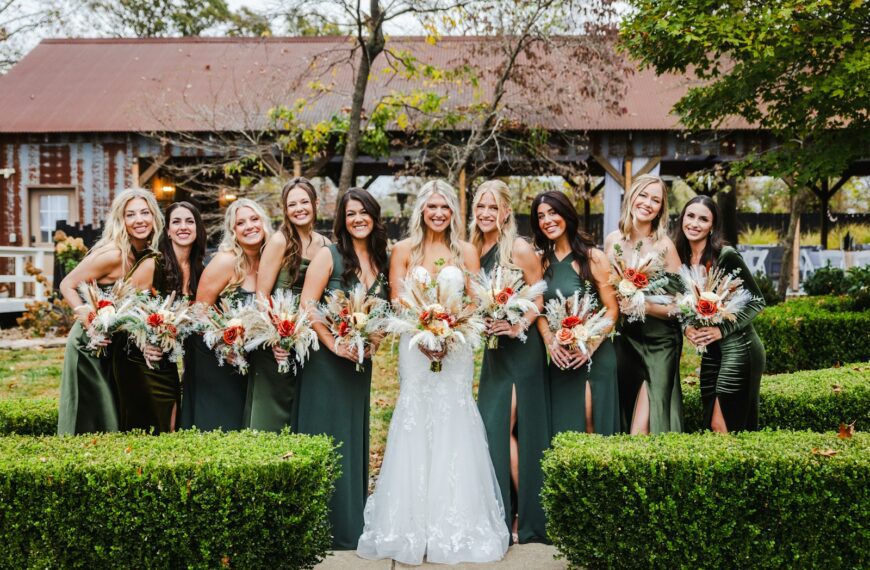 A group of women standing next to each other