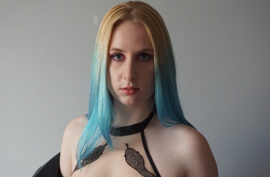 woman in black and white polka dot brassiere