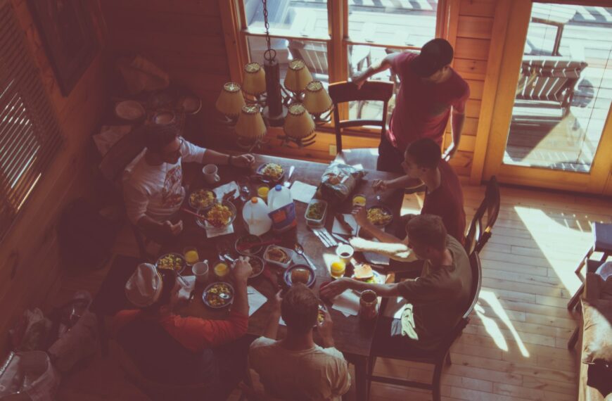 people around table