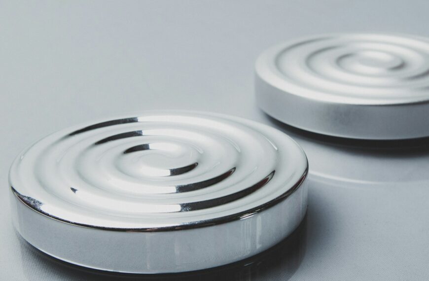 white round plate on white table