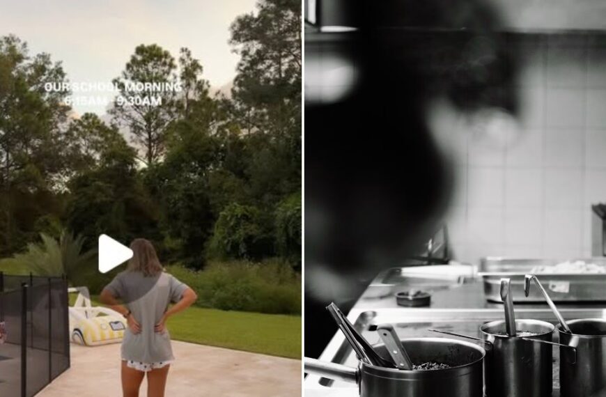Kitchen morning routine