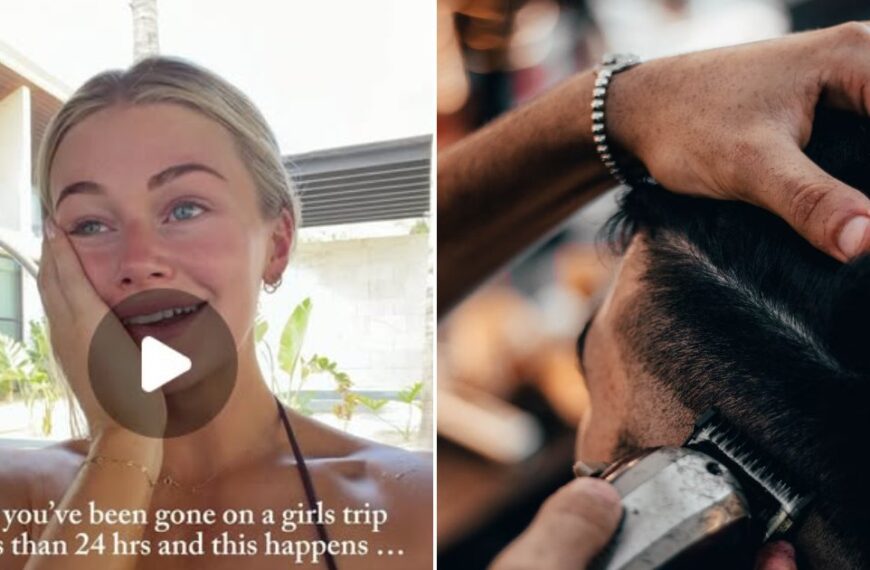 Hair clippers at a haircut