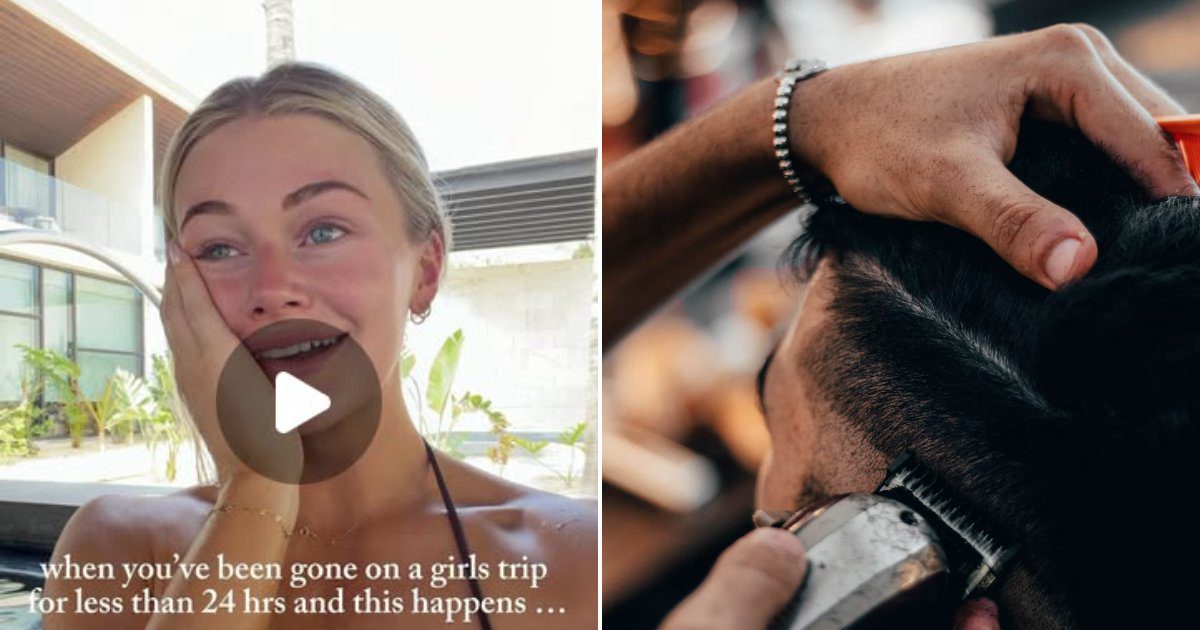 Hair clippers at a haircut