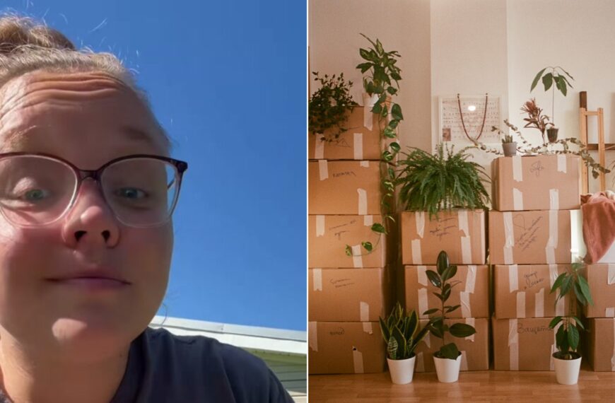 Woman Decluttering Her House Before a Move Draws a Number From One Bucket and a Room From Another to Decide Ex