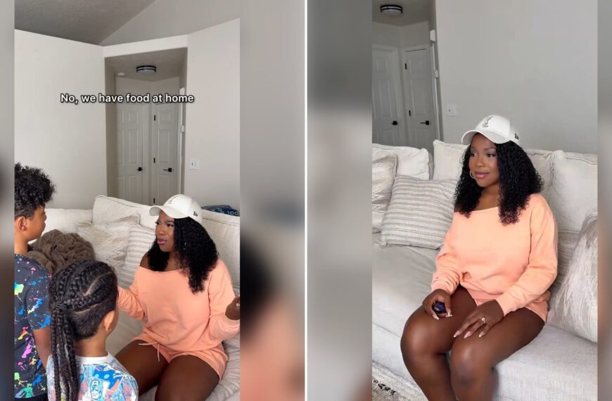 Two stills from an Instagram reel by @mummy_anite.