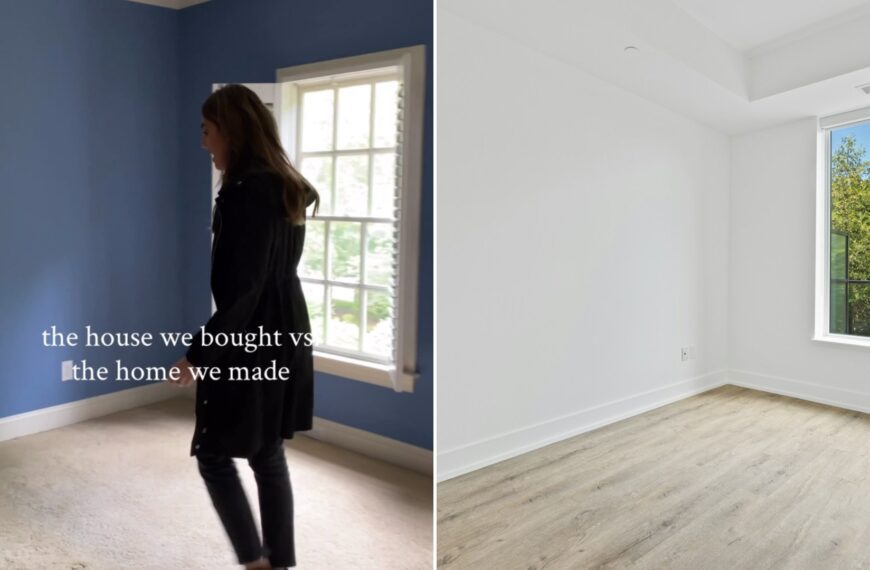 Left: cover still from an Instagram reel by @chrislovesjulia. Right: an empty bright room with a window (Unsplash photo by Point3D).