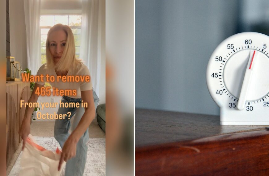 Left: cover still from an Instagram reel by @. Right: A black and white analog kitchen timer (Unsplash photo by Marcelo Leal).