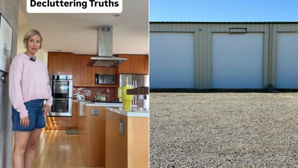 Cover of @method_seattle's Instagram reel beside an Unsplash photo by Adam Winger of a row of white storage unit doors