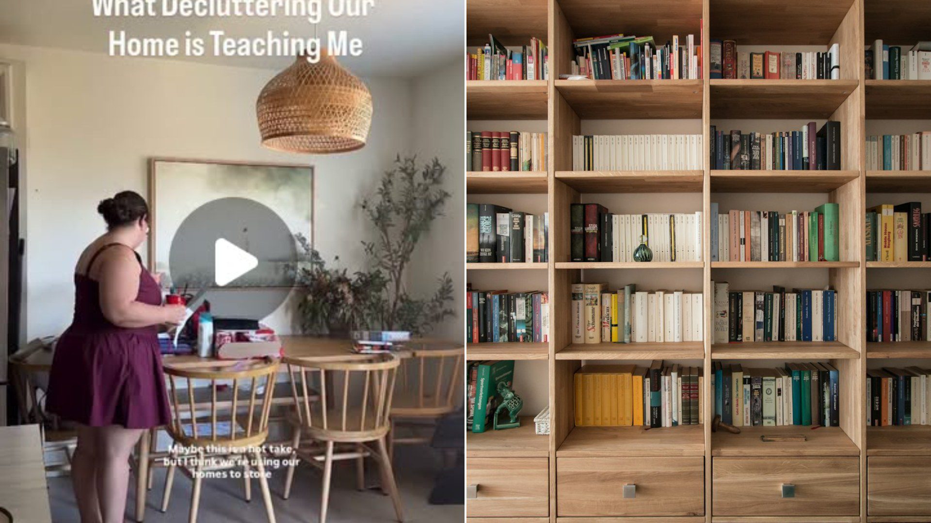 Books on a wooden shelf