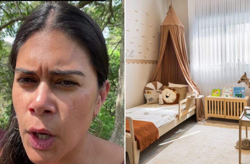 Child's bedroom in the morning