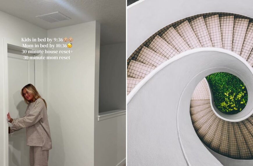Staircase in a family home