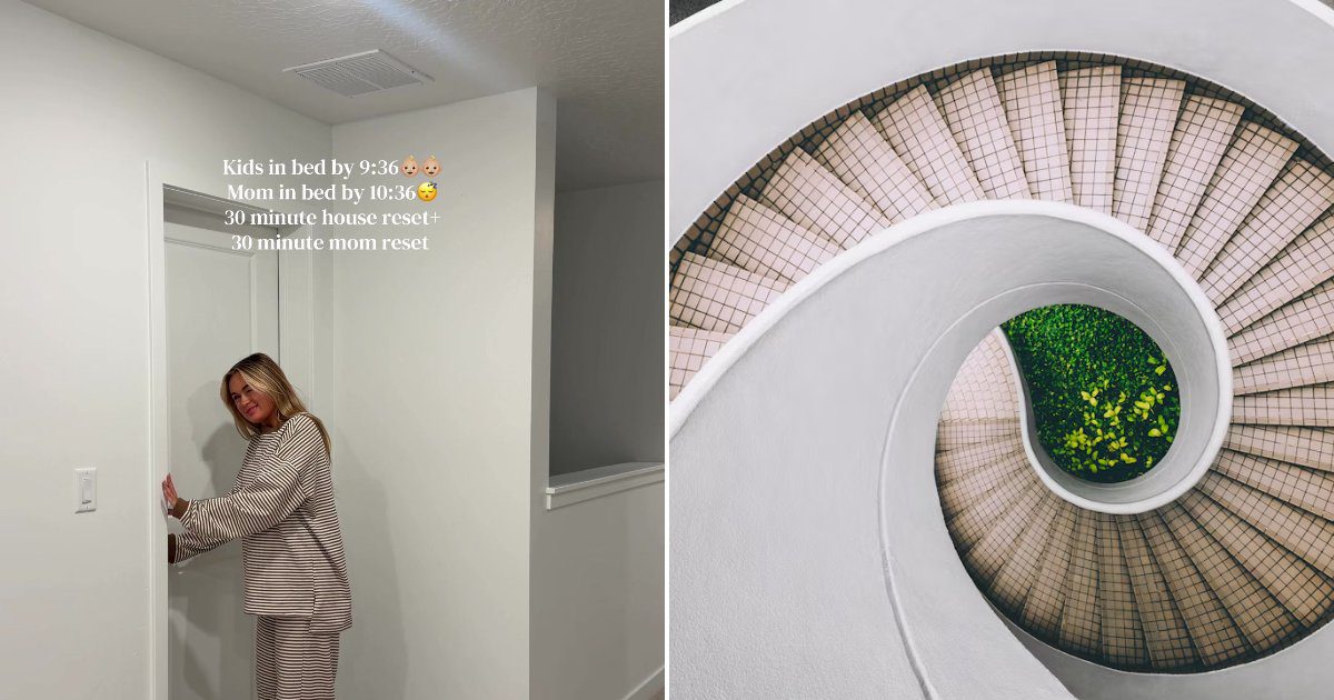 Staircase in a family home