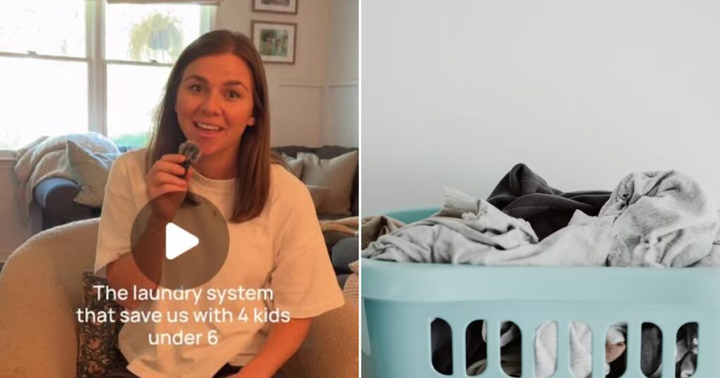 Basket of laundry