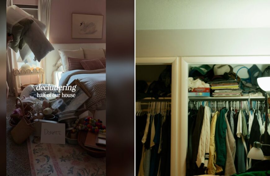 Mom of Two Little Boys Getting Rid of Over Half Her Family's Stuff Opens Up the Closet She Calls the Second Worst Spot in the House