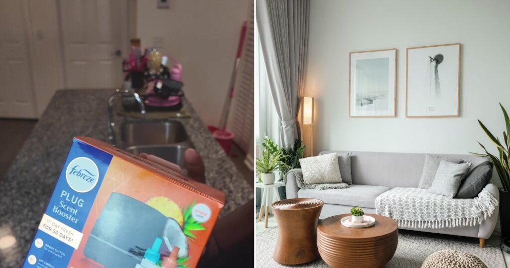 Tidy living room
