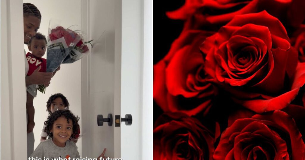 Bouquet of red roses