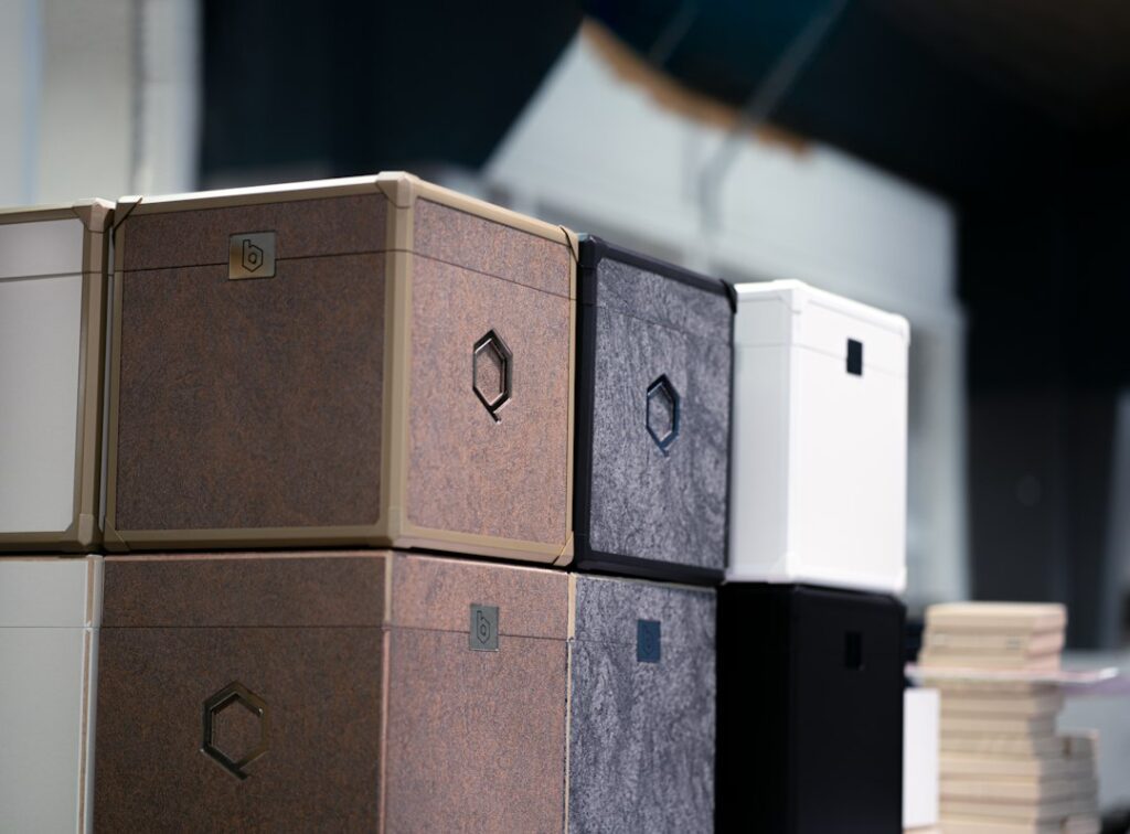 Storage boxes for Christmas decorations