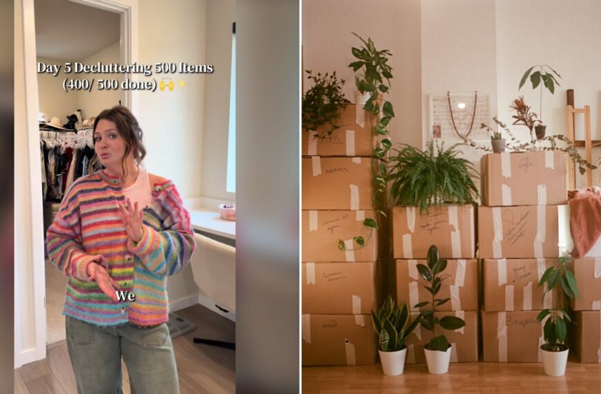 Woman Stunned by a $45,000 Moving Quote Got Rid of 500 Things in Five Days While Her Husband Was Out of Town