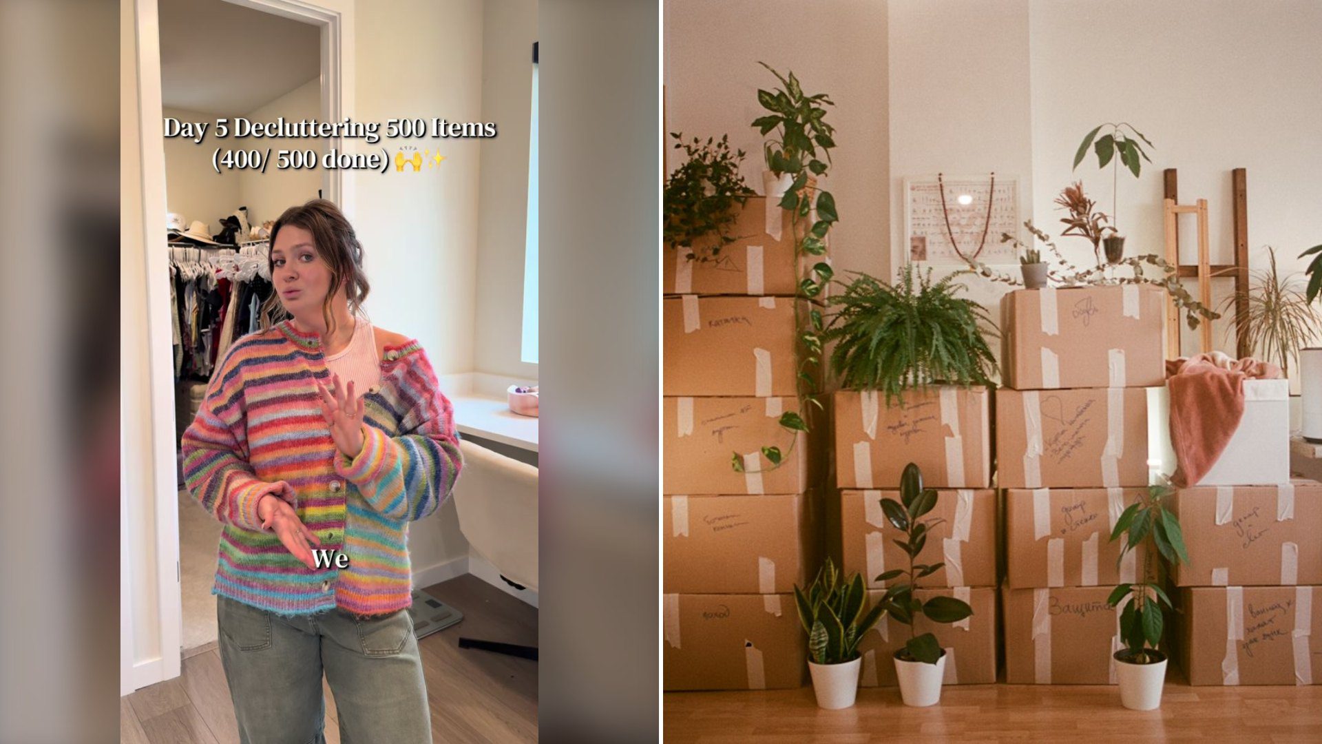 Woman Stunned by a $45,000 Moving Quote Got Rid of 500 Things in Five Days While Her Husband Was Out of Town