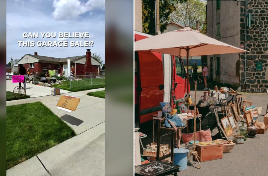 Woman Walked Into What She Calls the Best Garage Sale Ever Where Everything Was Just $1 and Still Only Bought Four Things